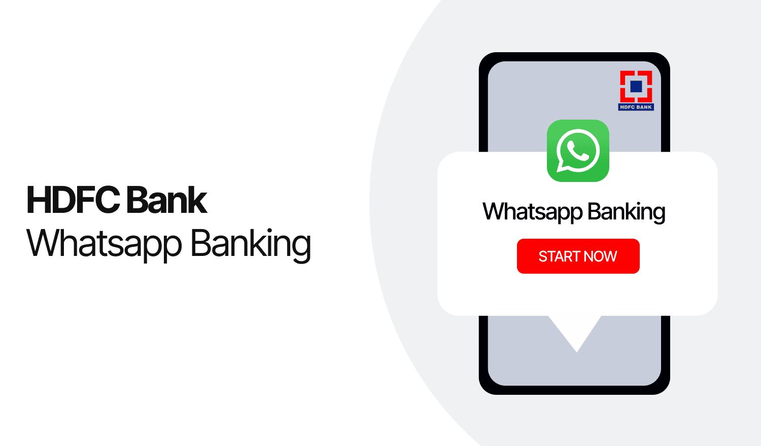 HDFC Bank Whatsapp Banking